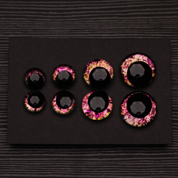Rosewood safety eyes | Hand-painted