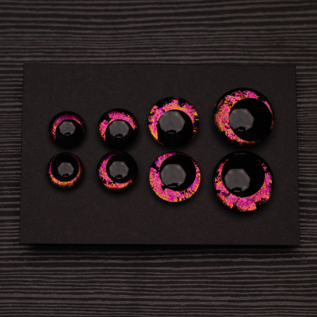 Amaranth safety eyes | Hand-painted