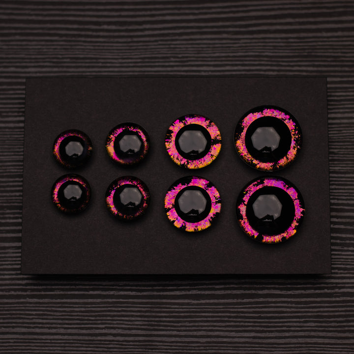 Amaranth safety eyes | Hand-painted