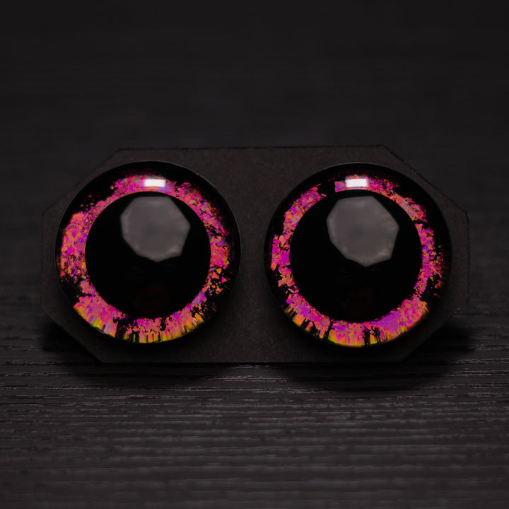 Amaranth safety eyes | Hand-painted