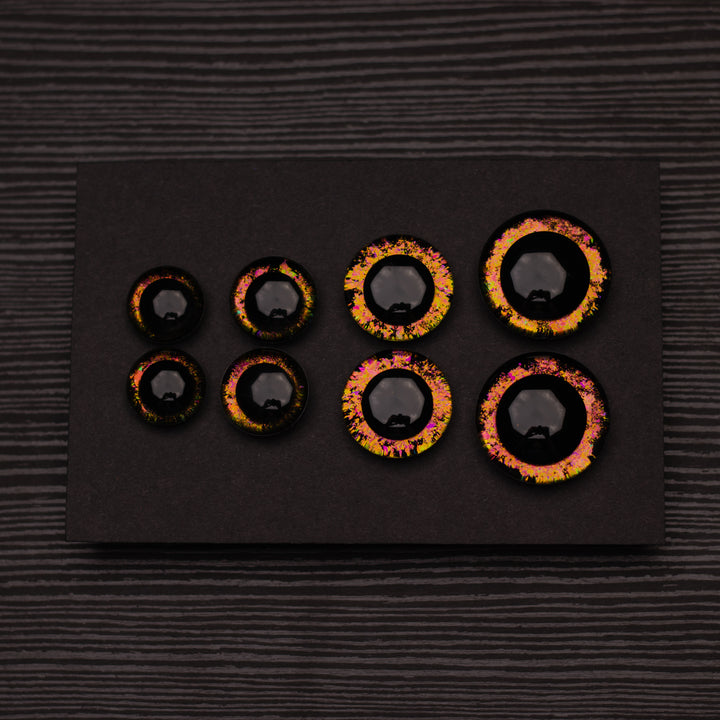 Copper safety eyes | Hand-painted