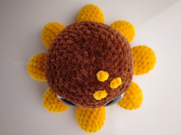 Sunny the Sunflower Octopus • PDF Easy Amigurumi Pattern
