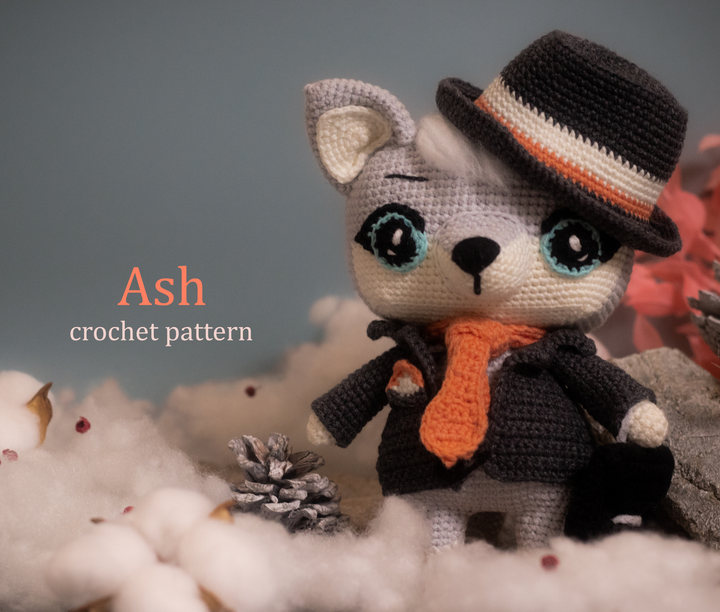 Ash the Wolf • PDF Amigurumi Pattern