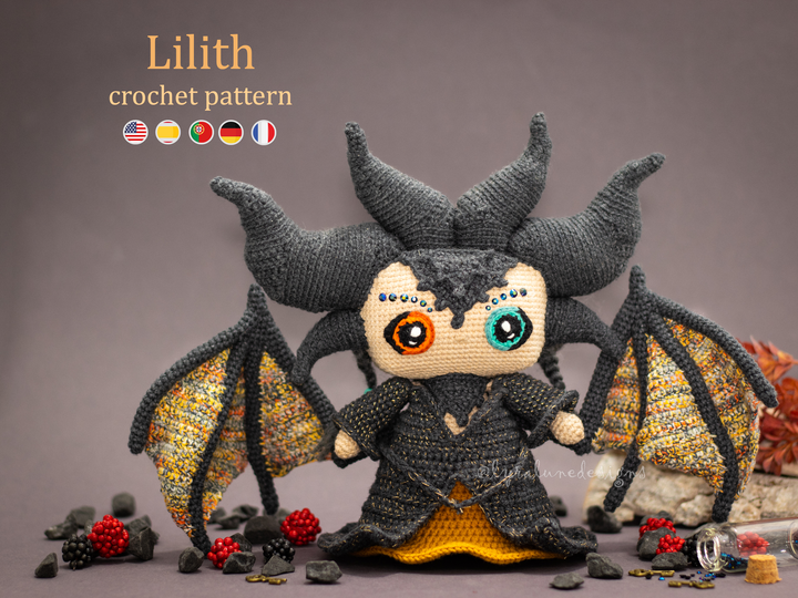Lilith the Demon • PDF Amigurumi Pattern