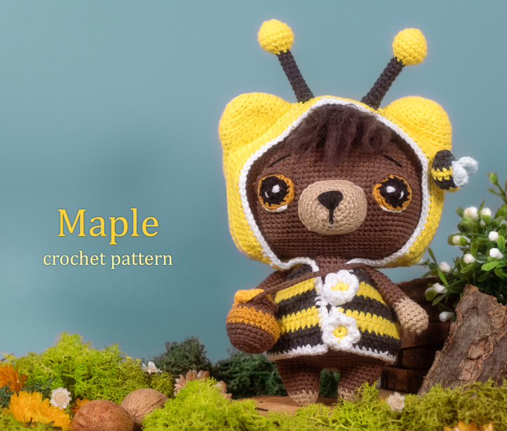 Maple the Bear • PDF Amigurumi Pattern