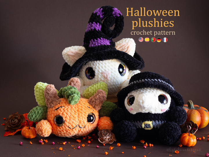 Halloween Plushies • PDF Amigurumi Pattern