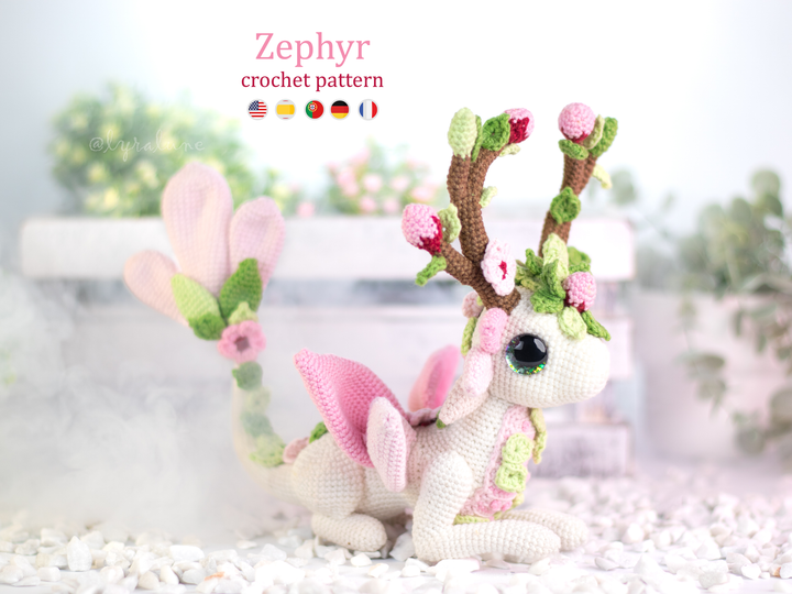 Zephyr the Cherry Blossom • PDF Amigurumi Pattern
