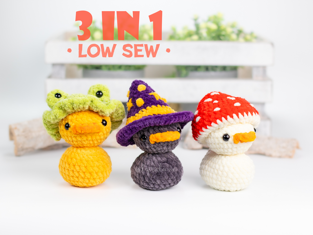 Rubber Ducky • PDF Easy Low Sew Amigurumi Pattern