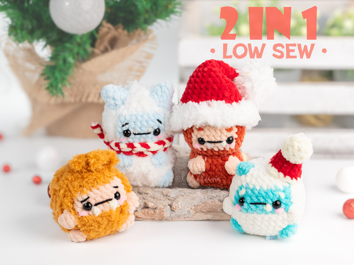 Yeti & Bigfoot • PDF Easy Low Sew Amigurumi Pattern