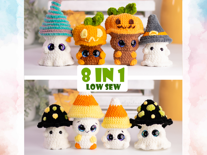 Halloween Spirits Bundle • PDF Easy Amigurumi Pattern