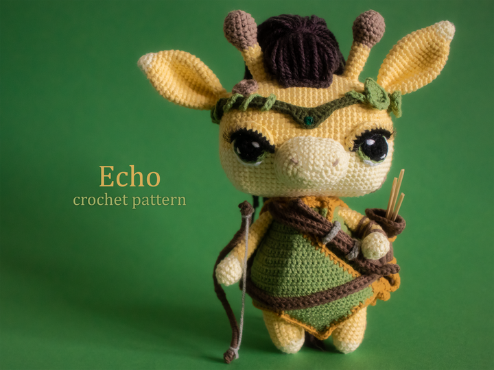Echo the Archer • PDF Amigurumi Pattern