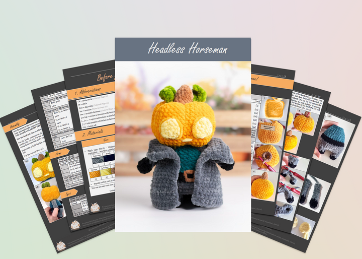 Headless Horseman • PDF Easy Amigurumi Pattern