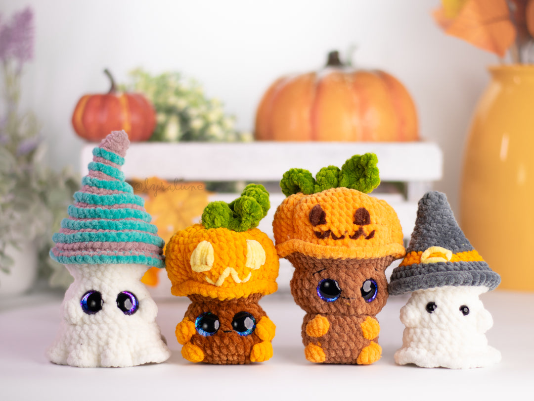 Halloween Spirits Bundle • PDF Easy Amigurumi Pattern