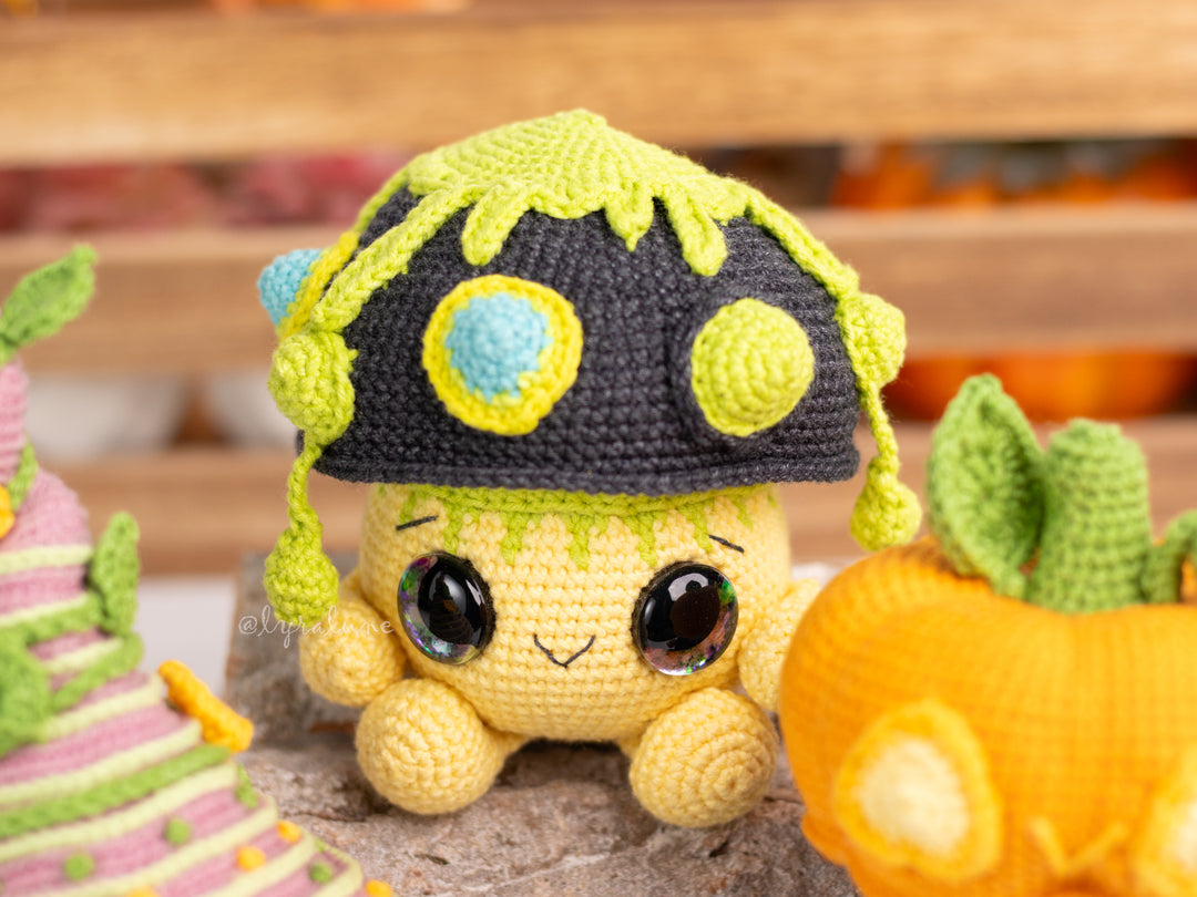 Halloween Mushrooms • PDF Amigurumi Pattern