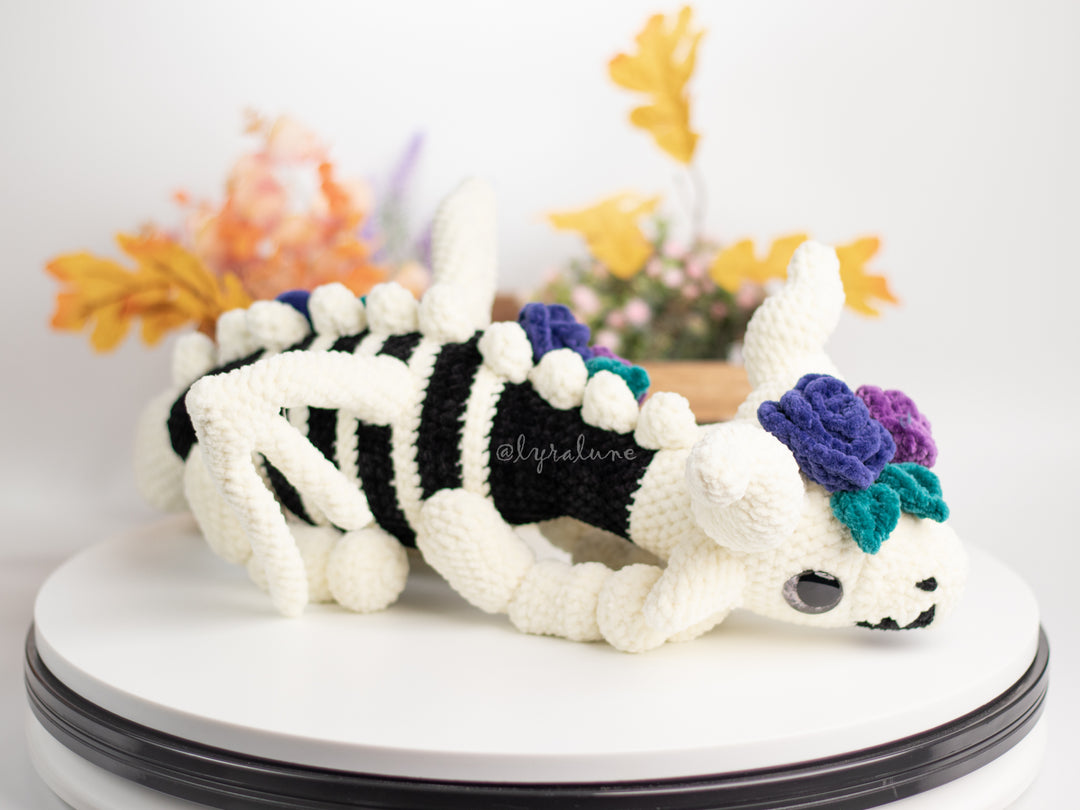 Skeletal Dragon • PDF Easy Amigurumi Pattern