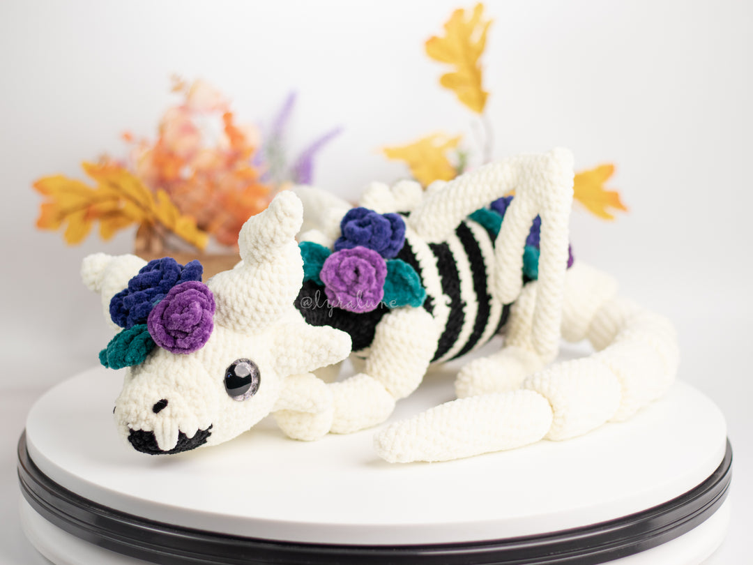 Skeletal Dragon • PDF Easy Amigurumi Pattern