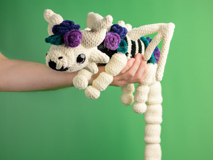 Skeletal Dragon • PDF Easy Amigurumi Pattern