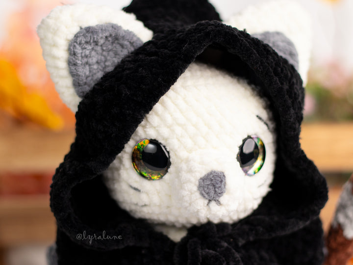 Grim Reaper Kitty • PDF Easy Amigurumi Pattern