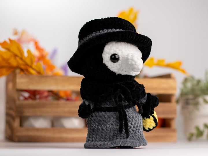 Plague Doctor and Nurse • PDF Easy Amigurumi Pattern