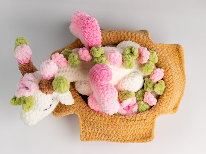 Spring Dragon in a Box • PDF Easy Amigurumi Pattern