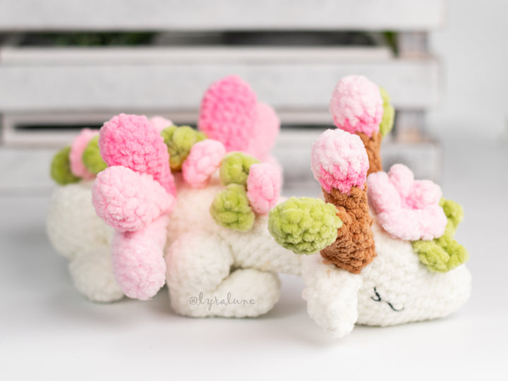 Spring Dragon in a Box • PDF Easy Amigurumi Pattern