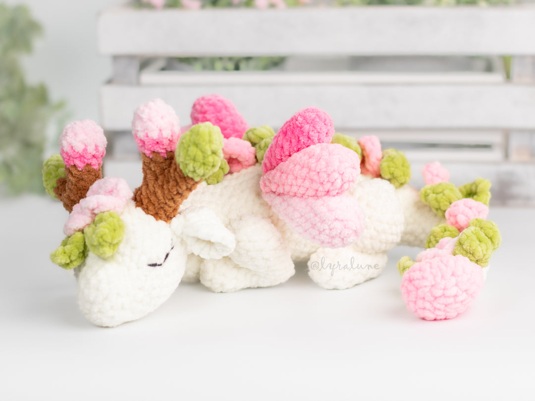 Spring Dragon in a Box • PDF Easy Amigurumi Pattern