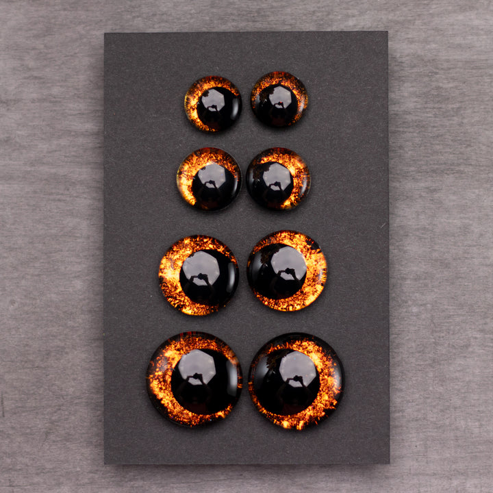 Amber safety eyes | Hand-painted