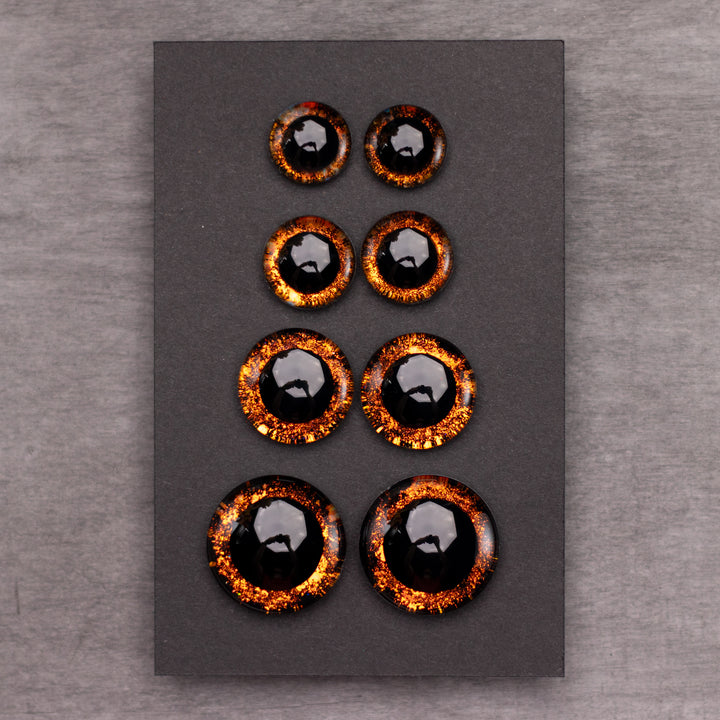 Amber safety eyes | Hand-painted