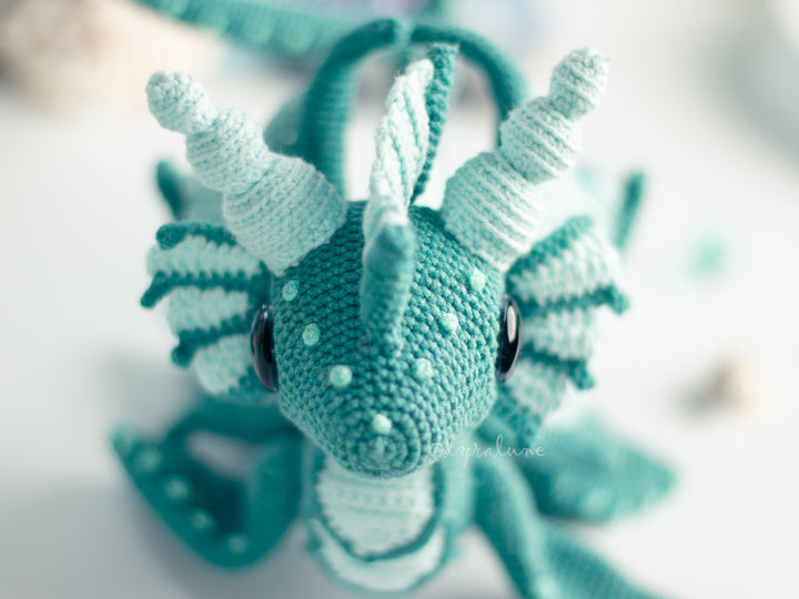 Nereida the Water Dragon • PDF Amigurumi Pattern