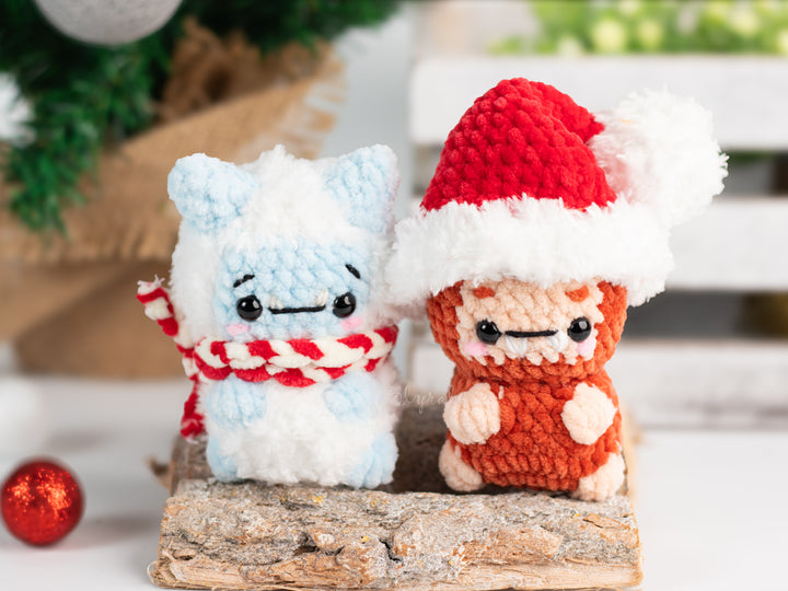 Yeti & Bigfoot • PDF Easy Low Sew Amigurumi Pattern