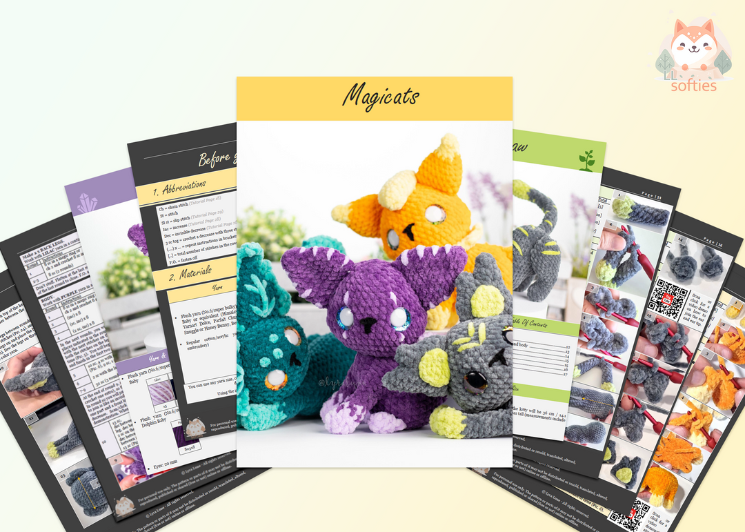 Magicats Bundle • PDF Easy Amigurumi Pattern