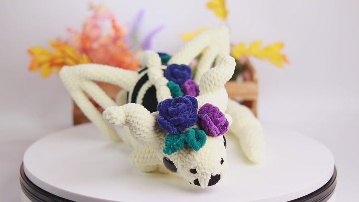 Skeletal Dragon • PDF Easy Amigurumi Pattern