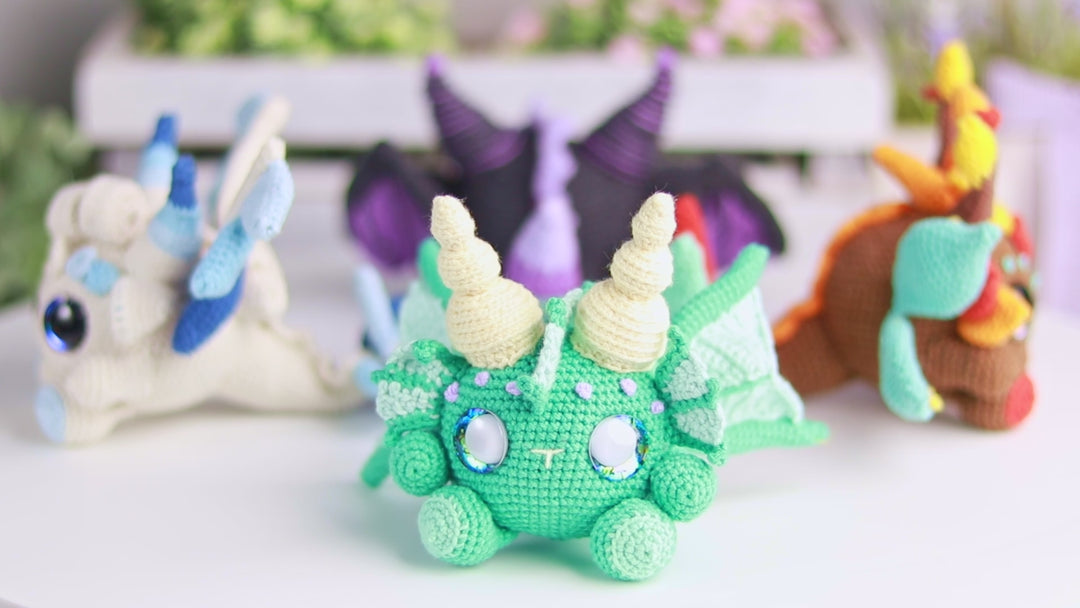 Elemental Dragons Bundle • PDF Amigurumi Pattern