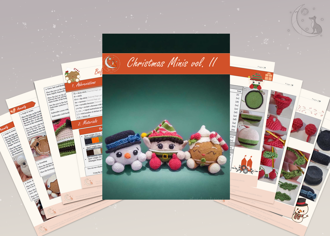 Christmas Minis II • PDF Amigurumi Pattern