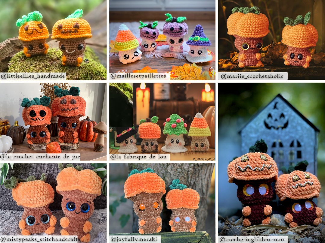 Halloween Spirits Bundle • PDF Easy Amigurumi Pattern