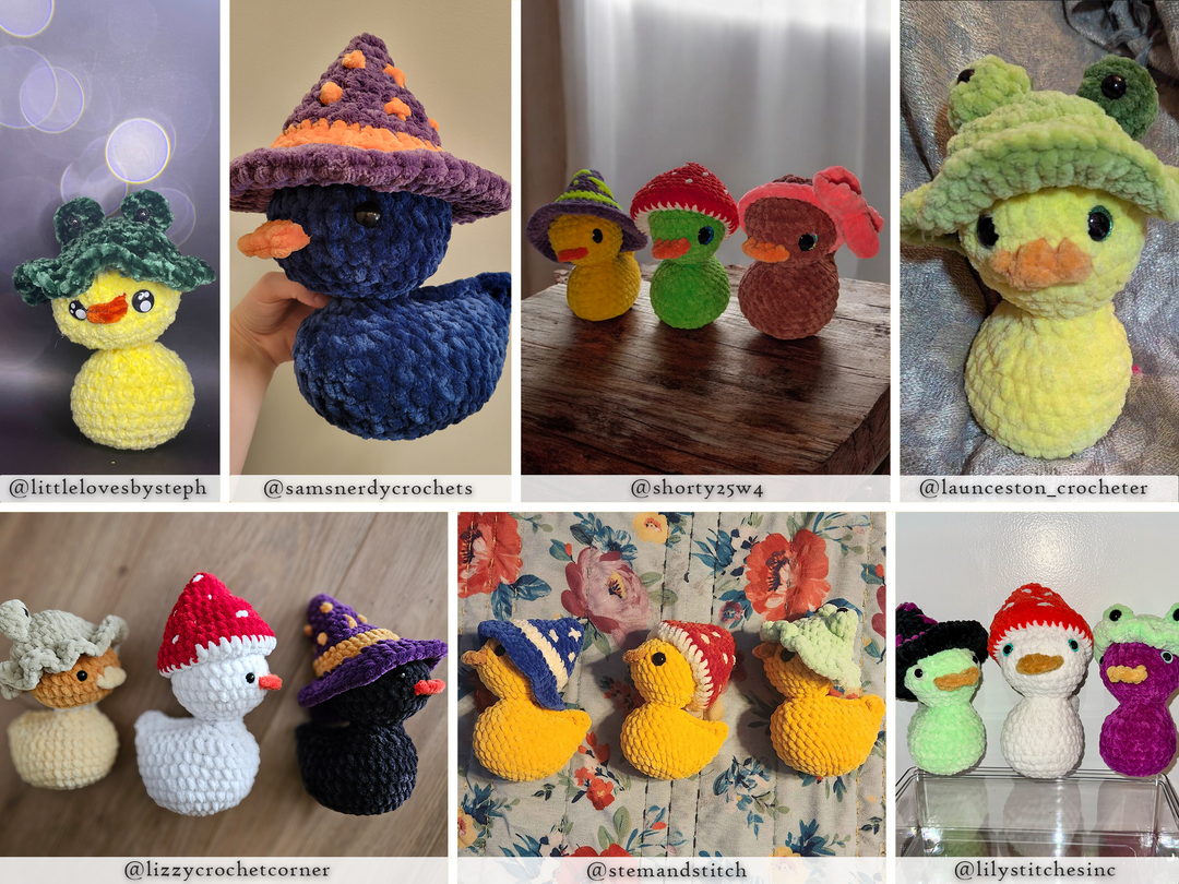 Rubber Ducky • PDF Easy Low Sew Amigurumi Pattern